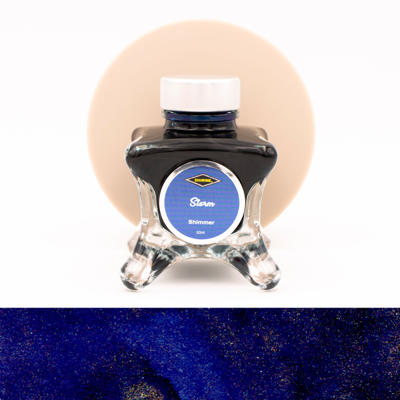 Diamine Inkvent Storm Inchiostro 50 ml Red Edition Shimmer