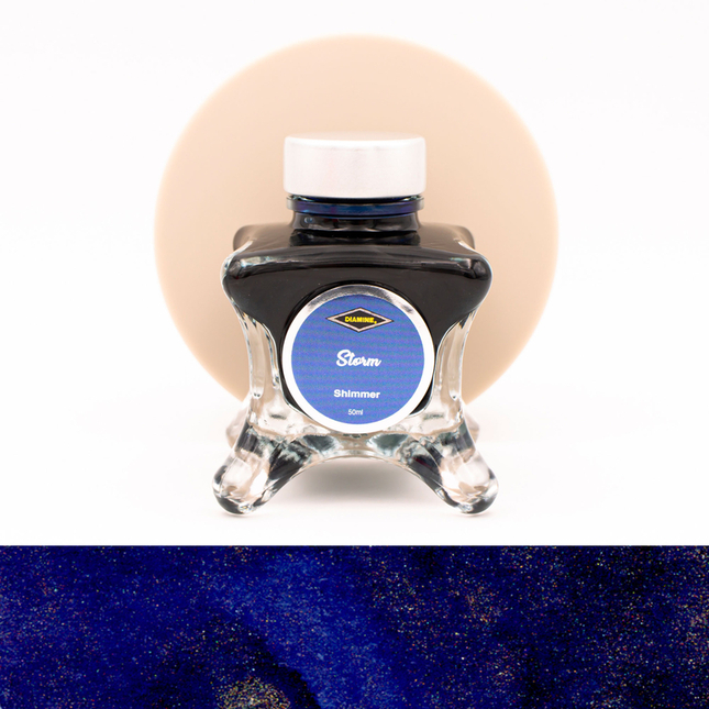 Diamine Inkvent Storm Inchiostro 50 ml Red Edition Shimmer