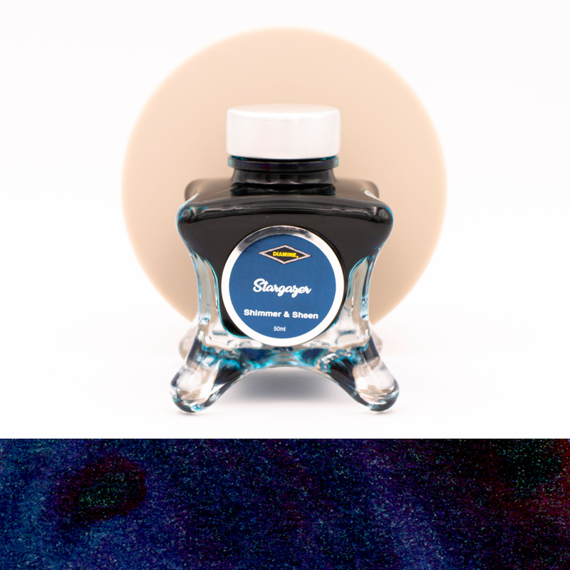 Diamine Inkvent Stargazer Ink Bottle 50 ml Red Edition Shimmer & Sheen