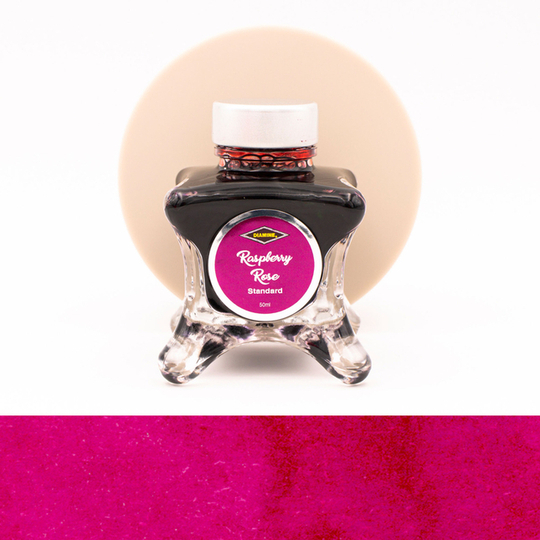 Diamine Inkvent Raspberry Rose Ink Bottle 50 ml Red Edition