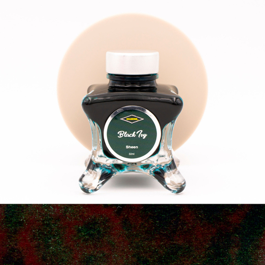 Diamine Inkvent Black Ivy Ink Bottle 50 ml Red Edition Sheen