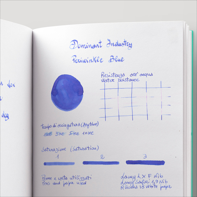 Dominant Industry Standard Periwinkle Blue Ink Bottle 25 ml