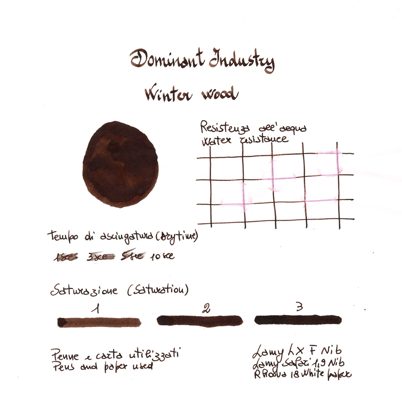 Dominant Industry Standard Winter Wood Ink Bottle 25 ml Dominant Industry Standard Winter Wood Ink Bottle 25 ml