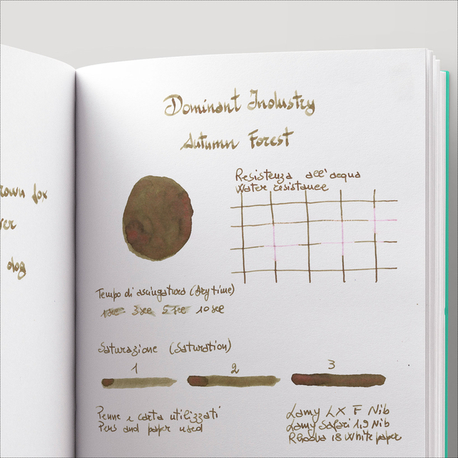 Dominant Industry Pearl Autumn Forest Ink Bottle 25 ml