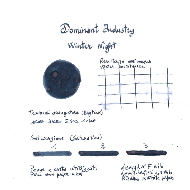 Dominant Industry Pearl Winter Night Ink Bottle 25 ml