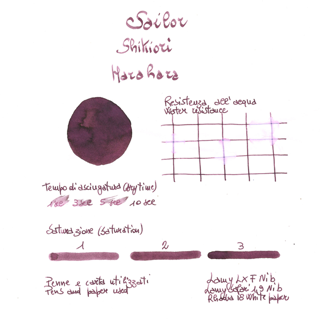 Sailor Shikiori Harahara Inchiostro 20 ml
