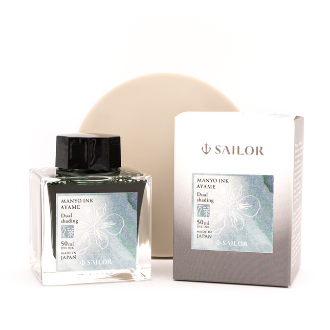 Sailor Manyo Dual Shading Ayame Ink Bottle 50 ml