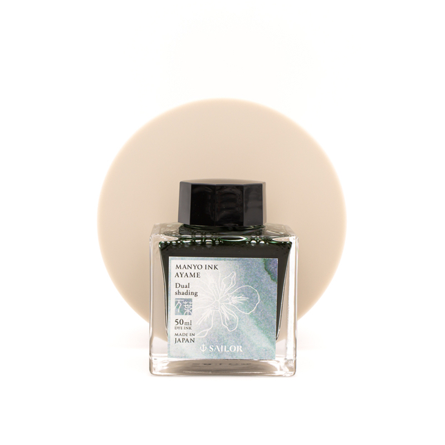 Sailor Manyo Dual Shading Ayame Ink Bottle 50 ml