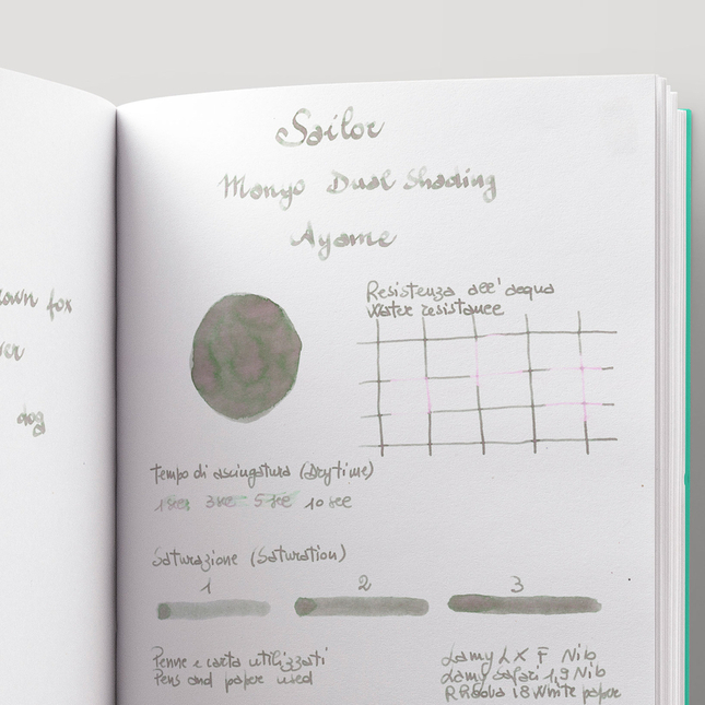 Sailor Manyo Dual Shading Ayame Ink Bottle 50 ml