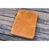 Galen Leather Zippered Folio A5 Notebook Crazy Horse Honey Ochre