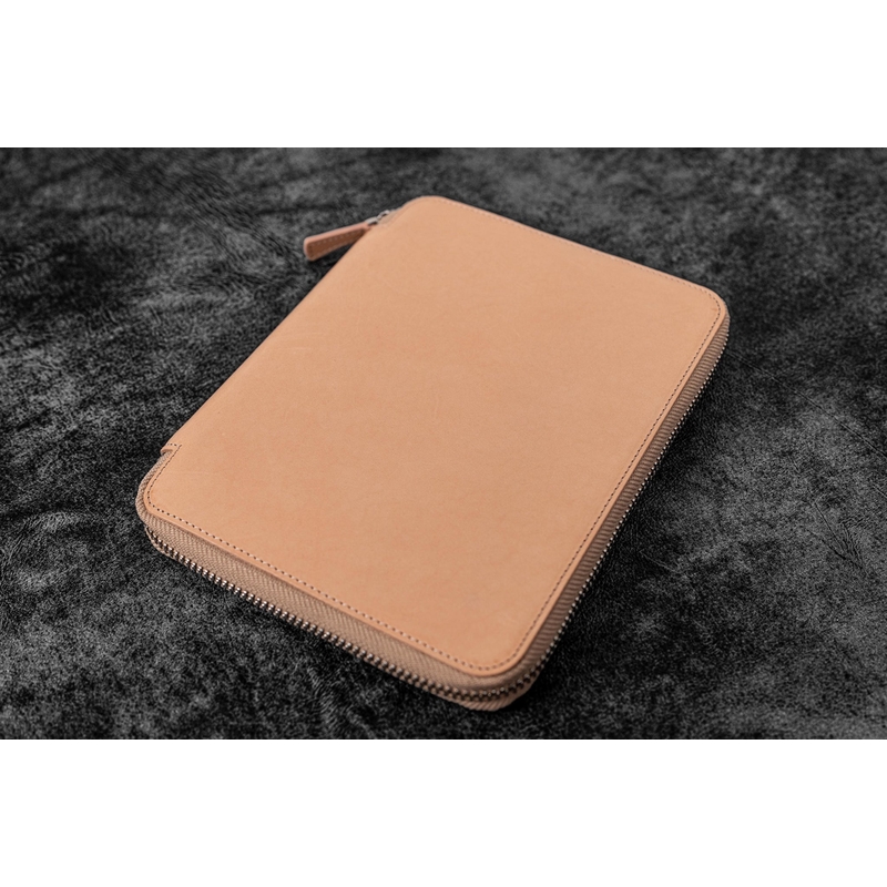 Galen Leather Portapenne in Pelle 10 Posti con Notebook A5 Undyed Leather Galen Leather Portapenne in Pelle 10 Posti con Notebook A5 Undyed Leather