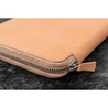 Galen Leather Zippered 20 Slots Pen Case Undyed Leather Galen Leather Zippered 20 Slots Pen Case Undyed Leather