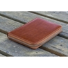 Galen Leather Portapenne in Pelle 5 Posti con Notebook A6 Marrone