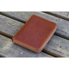 Galen Leather Portapenne in Pelle 5 Posti con Notebook A6 Marrone