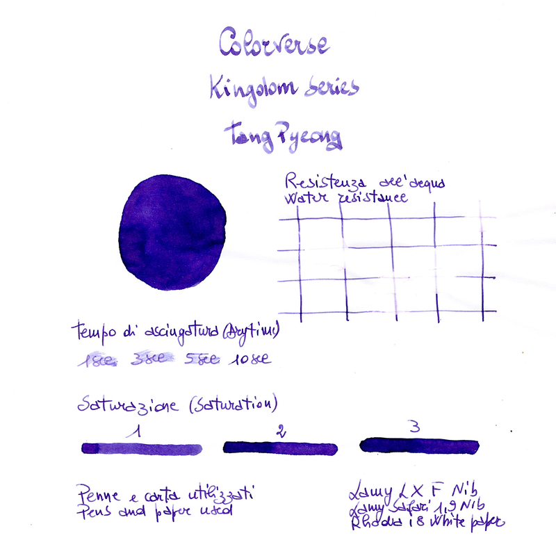 Colorverse Kingdom Series tang pyeong Inchiostro 30 ml