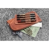 Galen Leather Slip-N-Zip 4 Slots Zippered Pen Pouch Crazy Horse Tan Galen Leather Slip-N-Zip 4 Slots Zippered Pen Pouch Crazy Horse Tan