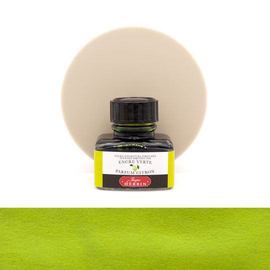Herbin Citron Scented Ink Bottle 30 ml