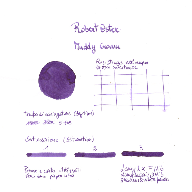 Robert Oster Muddy Crown Ink Bottle 50 ml
