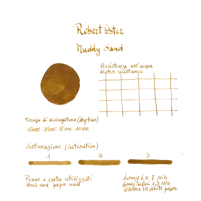 Robert Oster Muddy Sand Ink Bottle 50 ml