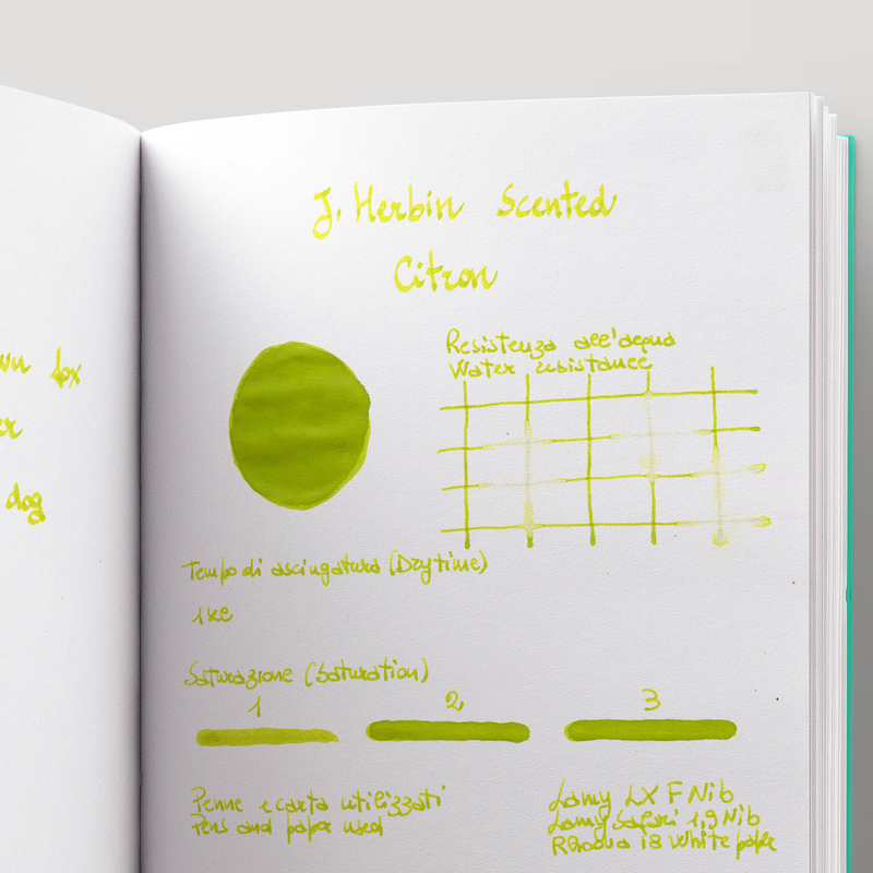 Herbin Citron Scented Ink Bottle 30 ml