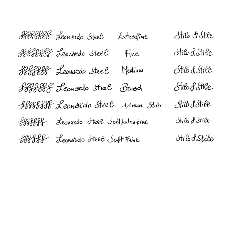 Leonardo Officina Italiana Furore Penna Stilografica Arancione & Oro