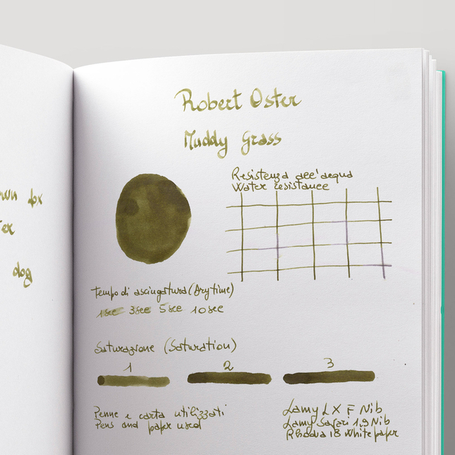 Robert Oster Muddy Grass Ink Bottle 50 ml