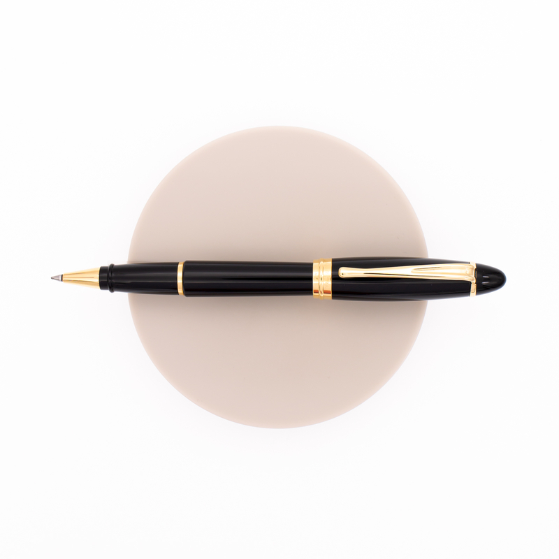 Aurora Ipsilon Penna Roller Nera & Oro