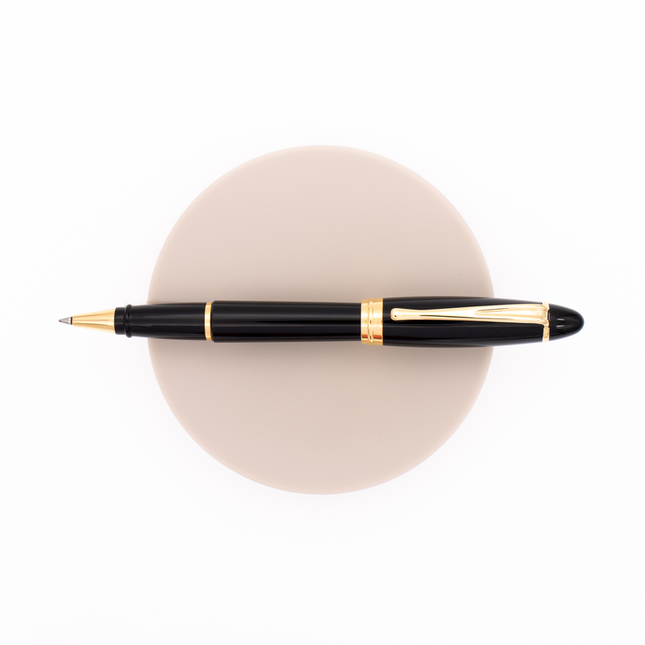 Aurora Ipsilon Penna Roller Nera & Oro