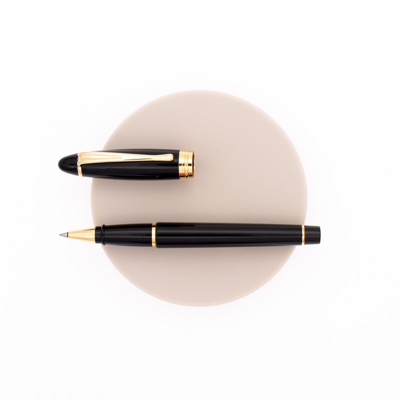 Aurora Ipsilon Penna Roller Nera & Oro