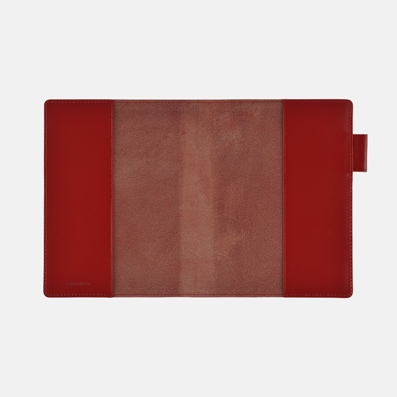 Hobonichi Cover in Pelle (Red) per Agenda 5 Anni A6