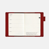 Hobonichi 5-Year Techo Leather Cover (Red) A6 Size