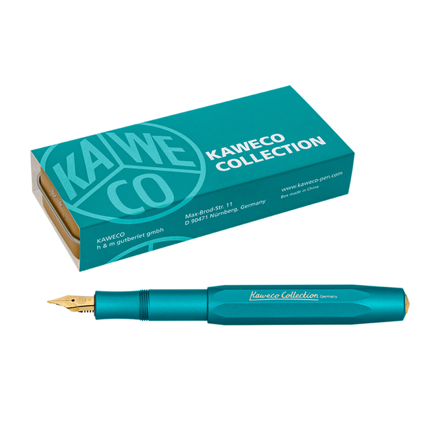 Kaweco AL Sport Collection Penna Stilografica Iguana Blue Edizione Limitata 2022