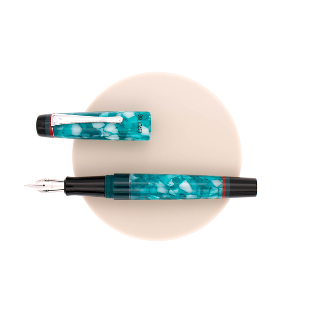 Opus 88 Minty Fountain Pen Light Blue