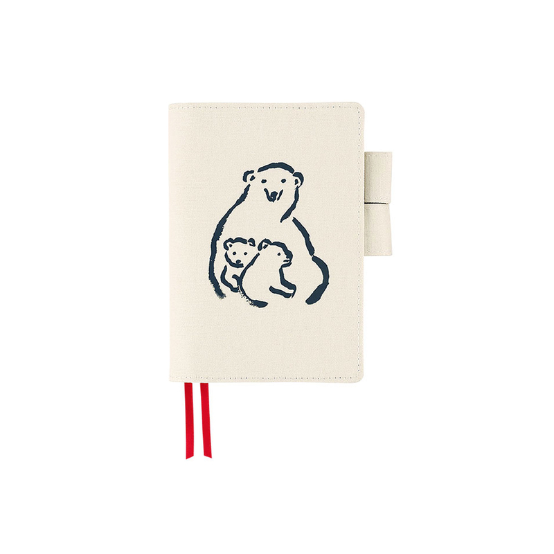 Hobonichi Techo Original A6 Izumi Shiokawa: Polar Bear - Tender Heart Set Cover + Agenda 2023 Hobonichi Techo Original A6 Izumi Shiokawa: Polar Bear - Tender Heart Set Cover + Agenda 2023