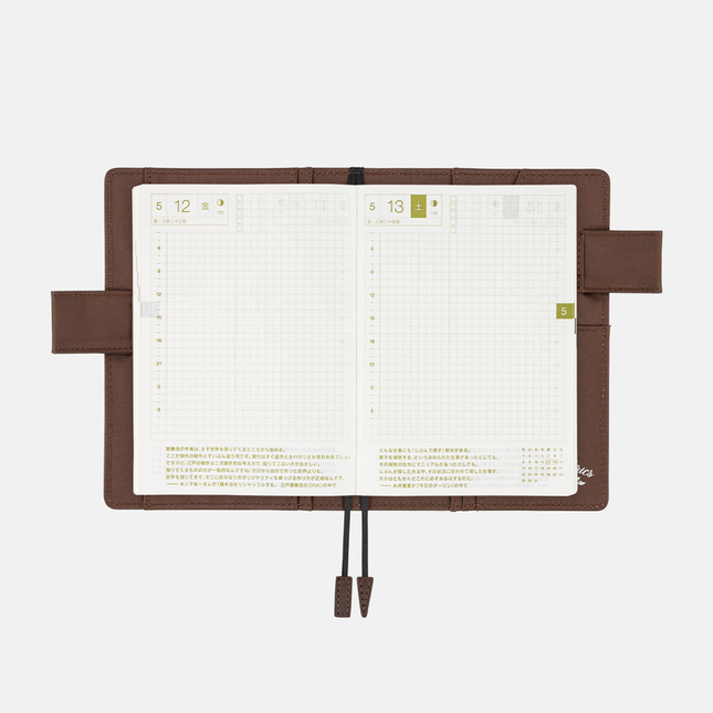 Hobonichi Techo Original A6 Classic Fabrics: Wildflowers Set Cover + Agenda 2023