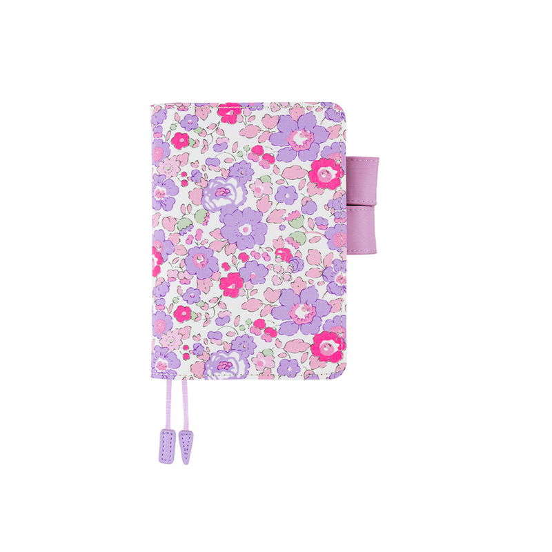Hobonichi Techo Original A6 Liberty Fabrics: Betsy (Neon Purple) Set Cover + Agenda 2023 Hobonichi Techo Original A6 Liberty Fabrics: Betsy (Neon Purple) Set Cover + Agenda 2023