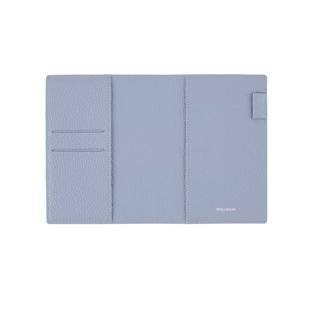 Hobonichi Techo Original A6 Leather: Taut (Celeste Blue) Set Cover + Agenda 2023