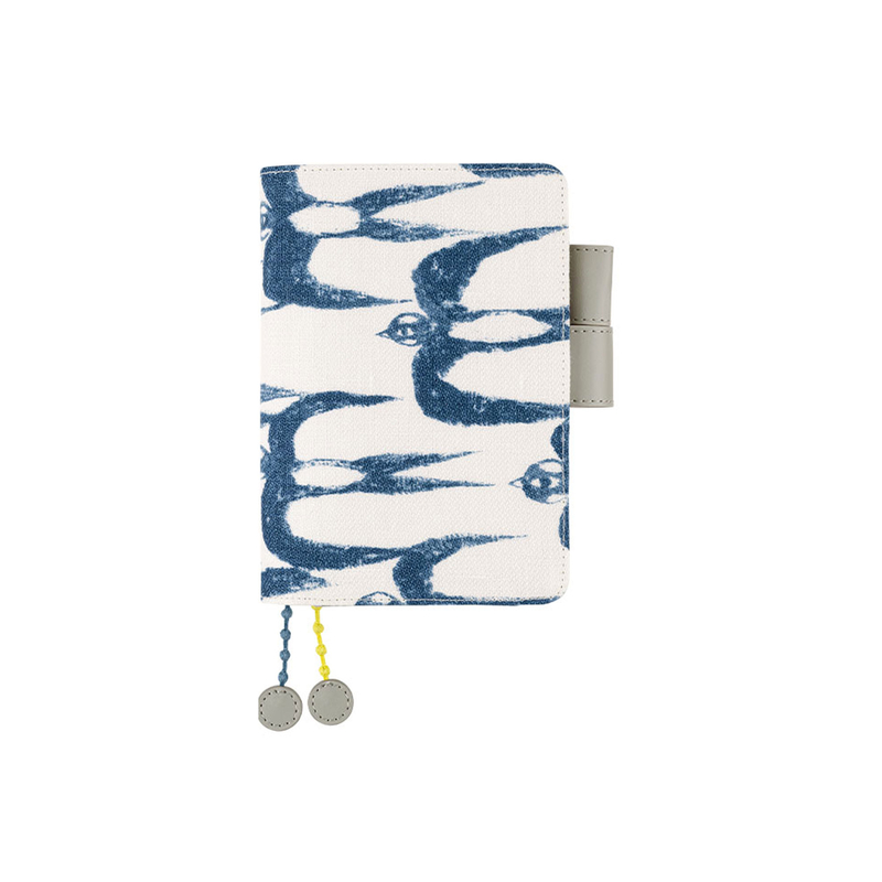 Hobonichi Techo Original A6 minä perhonen: hello swallow (White) Set Cover + Agenda 2023 Hobonichi Techo Original A6 minä perhonen: hello swallow (White) Set Cover + Agenda 2023
