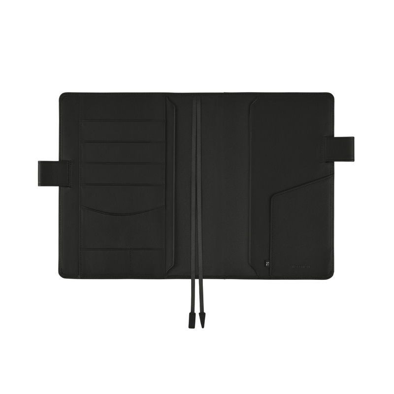 Hobonichi Techo Cousin A5 Leather: TS Basic - Black Set Cover + Agenda 2023