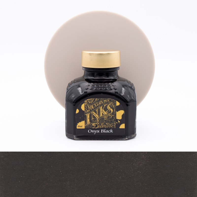 Diamine Onyx Black Ink Bottle 80 ml
