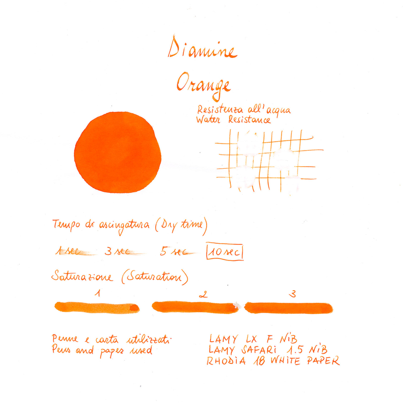 Diamine Orange Inchiostro 80 ml Diamine Orange Inchiostro 80 ml