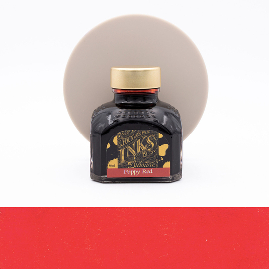 Diamine Poppy Red Ink Bottle 80 ml