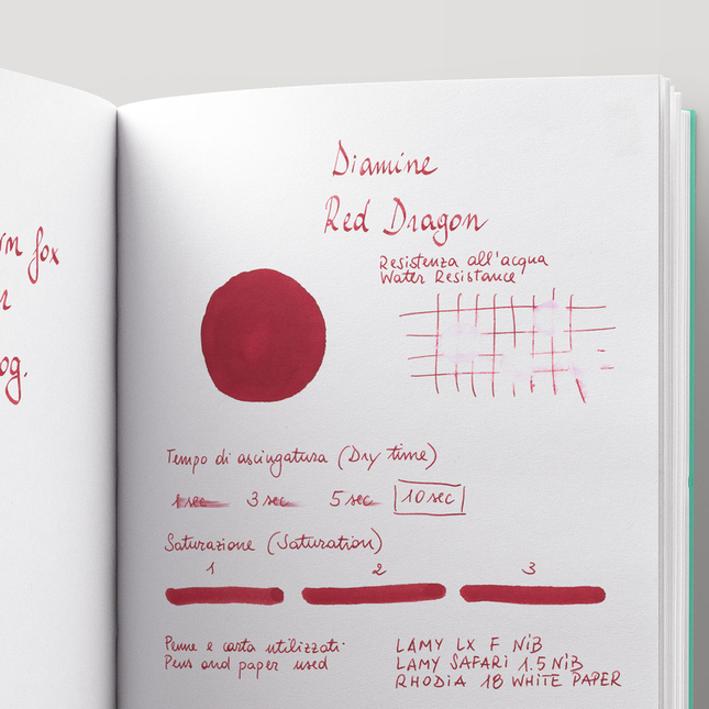 Diamine Red Dragon Ink Bottle 80 ml