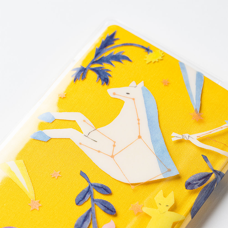 Hobonichi Cover on Cover for Weeks Light in the Distance by Yuka Hiiragi Hobonichi Cover on Cover for Weeks Light in the Distance by Yuka Hiiragi