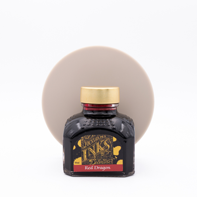 Diamine Red Dragon Ink Bottle 80 ml