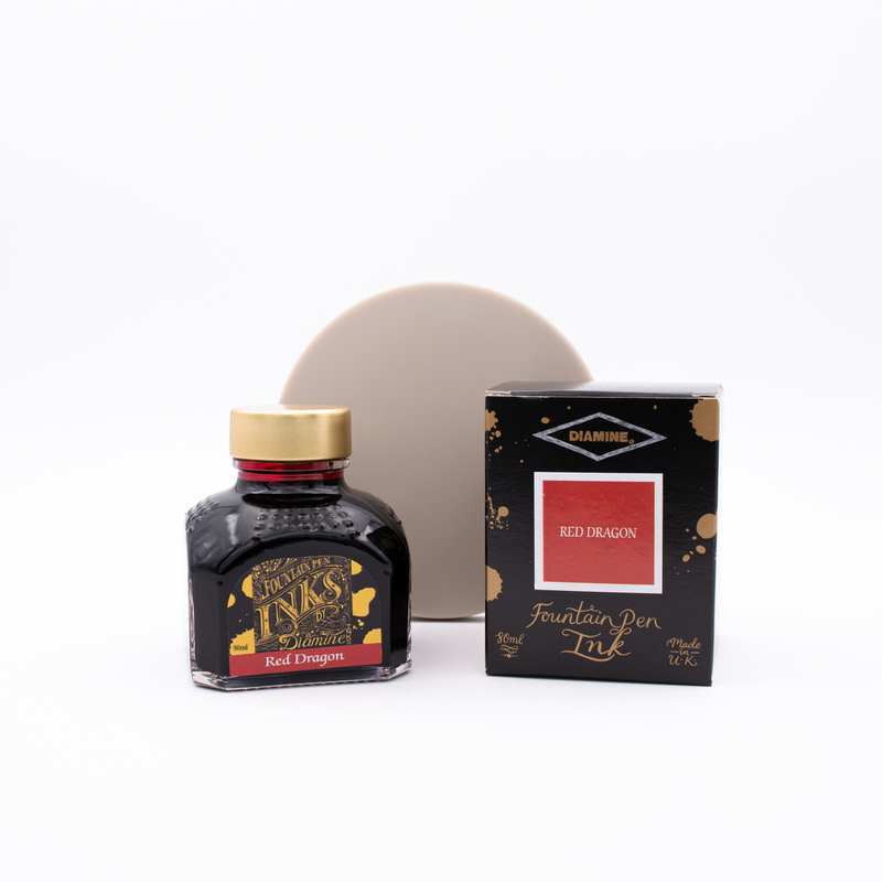Diamine Red Dragon Ink Bottle 80 ml