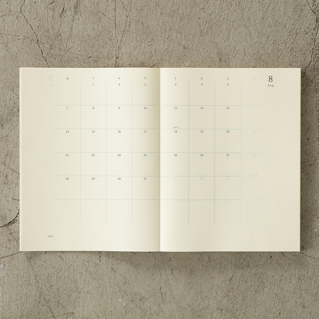 MD Paper Notebook Agenda 2023 Settimanale A4 Thin