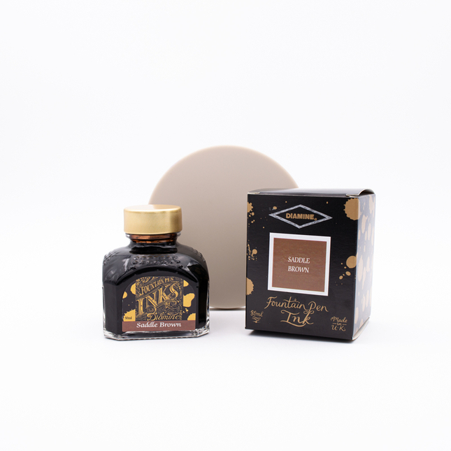 Diamine Saddle Brown Ink Bottle 80 ml
