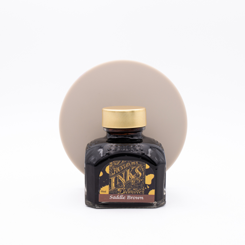 Diamine Saddle Brown Ink Bottle 80 ml