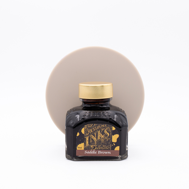 Diamine Saddle Brown Ink Bottle 80 ml